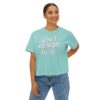 634462595766272868_2048-1.jpeg Stylish Women's Boxy Tee, Trendy Casual Shirt for Everyday Wear, Perfect for Summer, Gift Idea for Women, Customizable Graphic Tee