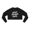 6653155997586366548_2048.jpeg Trendy Women's Cropped Sweatshirt with Customizable Design, Casual Wear, Cozy Fashion, Gift for Her, Stylish Sweater