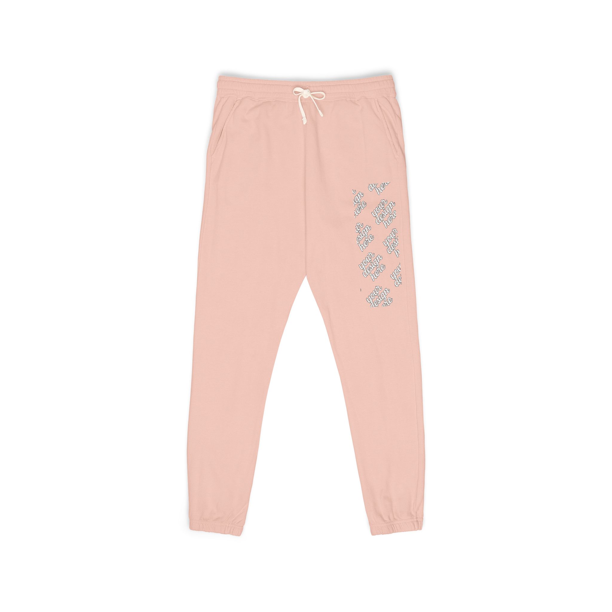 6722329757376206866_2048.jpeg Cozy Garment-Dyed Fleece Sweatpants for Ultimate Comfort, Lounge Wear, Gift for Him/Her, Spring Outing Pants, Casual Travel Bottoms