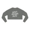 6952346297505337855_2048.jpeg Trendy Women's Cropped Sweatshirt with Customizable Design, Casual Wear, Cozy Fashion, Gift for Her, Stylish Sweater