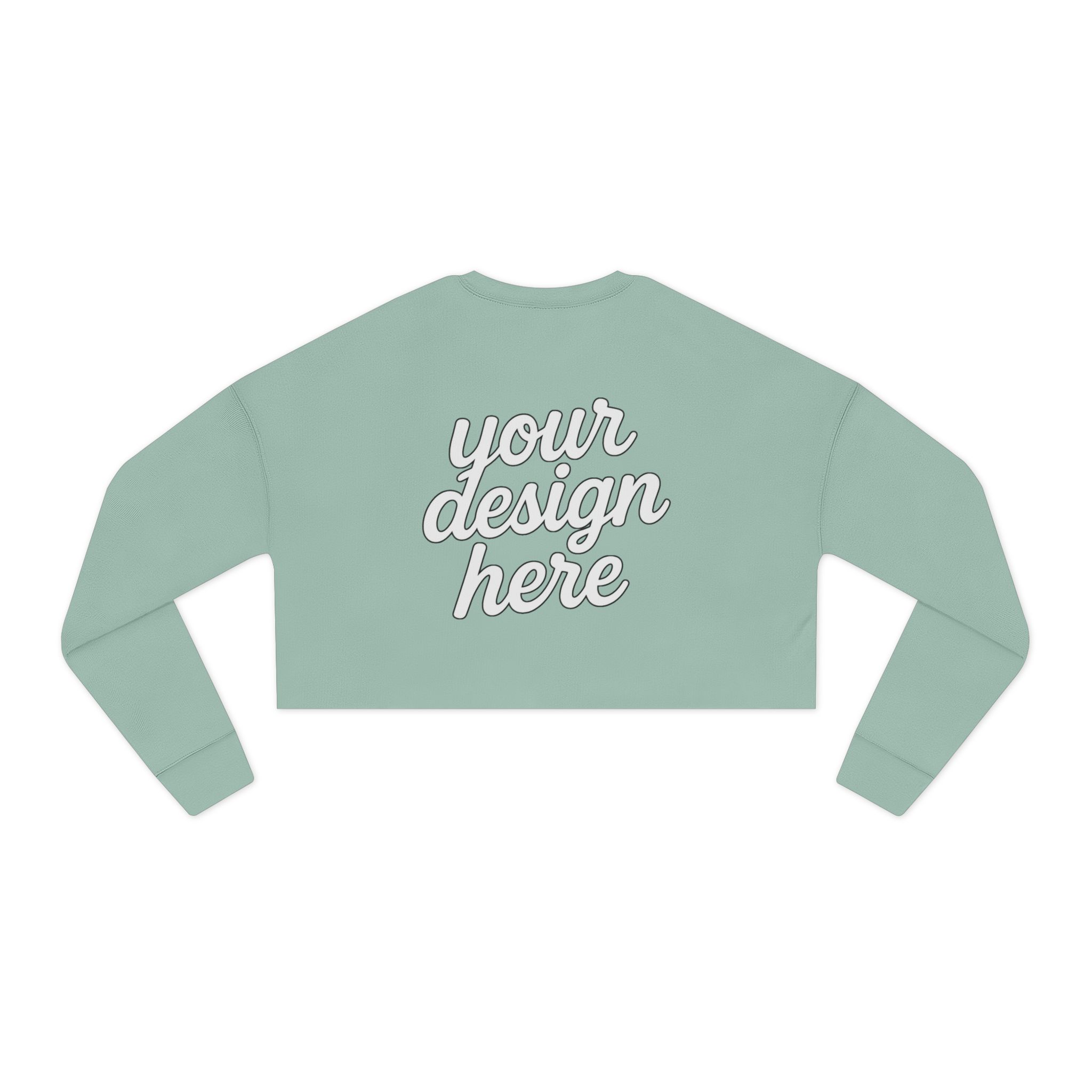 7056698467370189634_2048.jpeg Trendy Women's Cropped Sweatshirt with Customizable Design, Casual Wear, Cozy Fashion, Gift for Her, Stylish Sweater