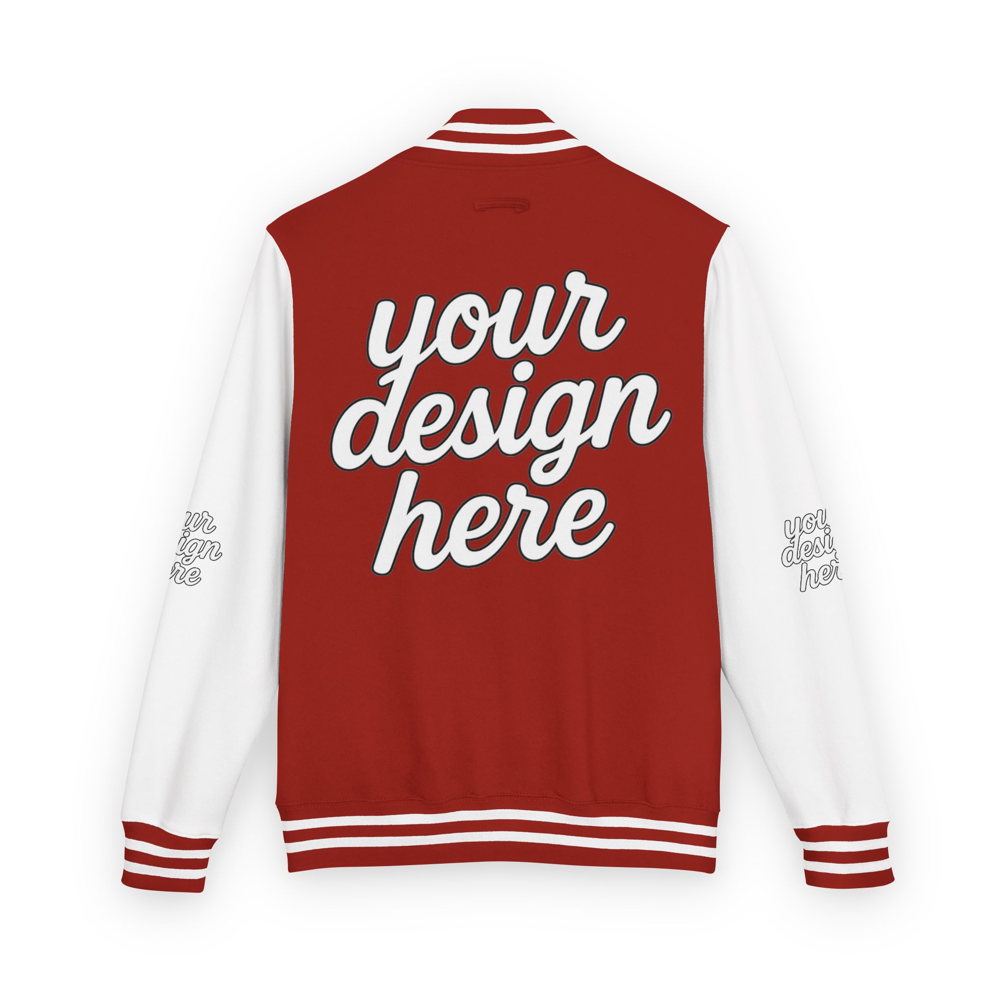 7564062758894215250_2048.jpeg Vintage-Style Unisex Heavyweight Letterman Jacket - Customize Your Design, Perfect for Sports Events, School Spirit, Gifts, Casual Wear