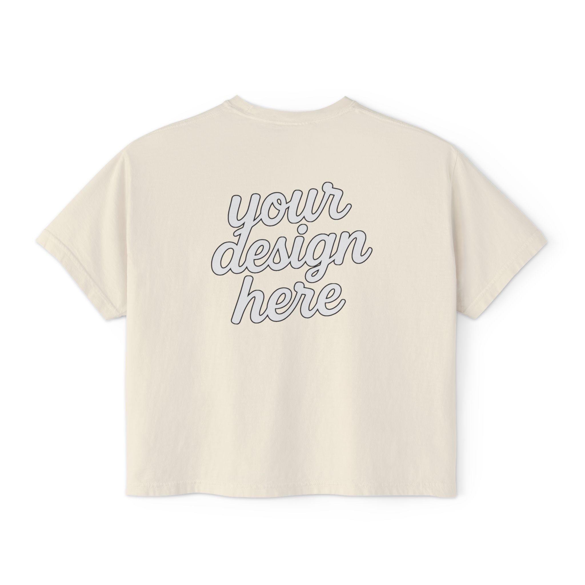7665852910873311761_2048-1.jpeg Stylish Women's Boxy Tee, Trendy Casual Shirt for Everyday Wear, Perfect for Summer, Gift Idea for Women, Customizable Graphic Tee