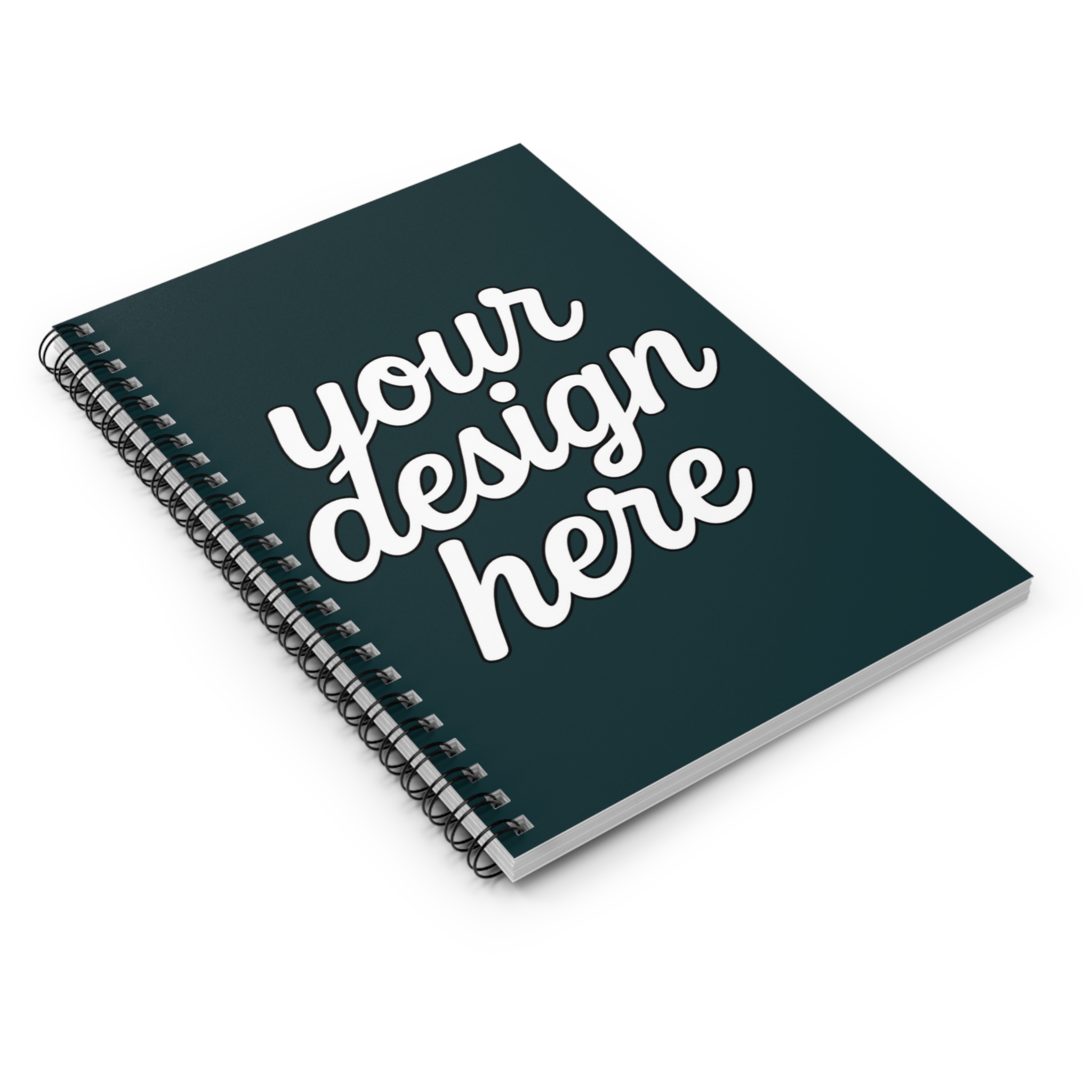 7826896164804824467_2048.jpeg Customizable Spiral Notebook - Perfect for Students, Journaling, Note-taking, Gift for Writers, Blue Design