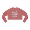 8101257520797520461_2048.jpeg Trendy Women's Cropped Sweatshirt with Customizable Design, Casual Wear, Cozy Fashion, Gift for Her, Stylish Sweater