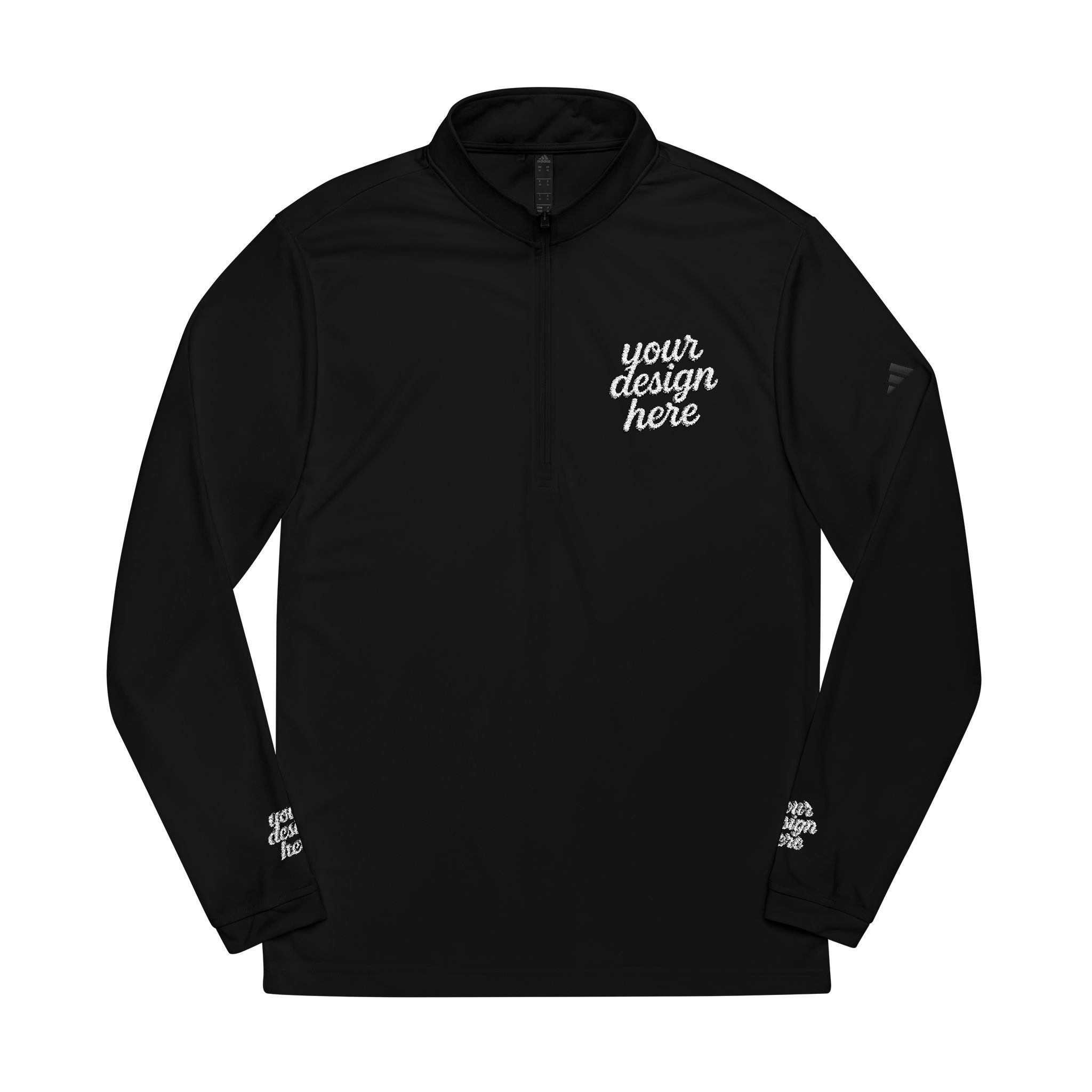 8202590913766571439_2048.jpeg adidas® Quarter-Zip Pullover - Stylish Sportswear for Athletes, Gym Sessions, Casual Wear, Embroidered Fashion, Perfect Gift