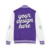 8307434571335771951_2048.jpeg Vintage-Style Unisex Heavyweight Letterman Jacket - Customize Your Design, Perfect for Sports Events, School Spirit, Gifts, Casual Wear
