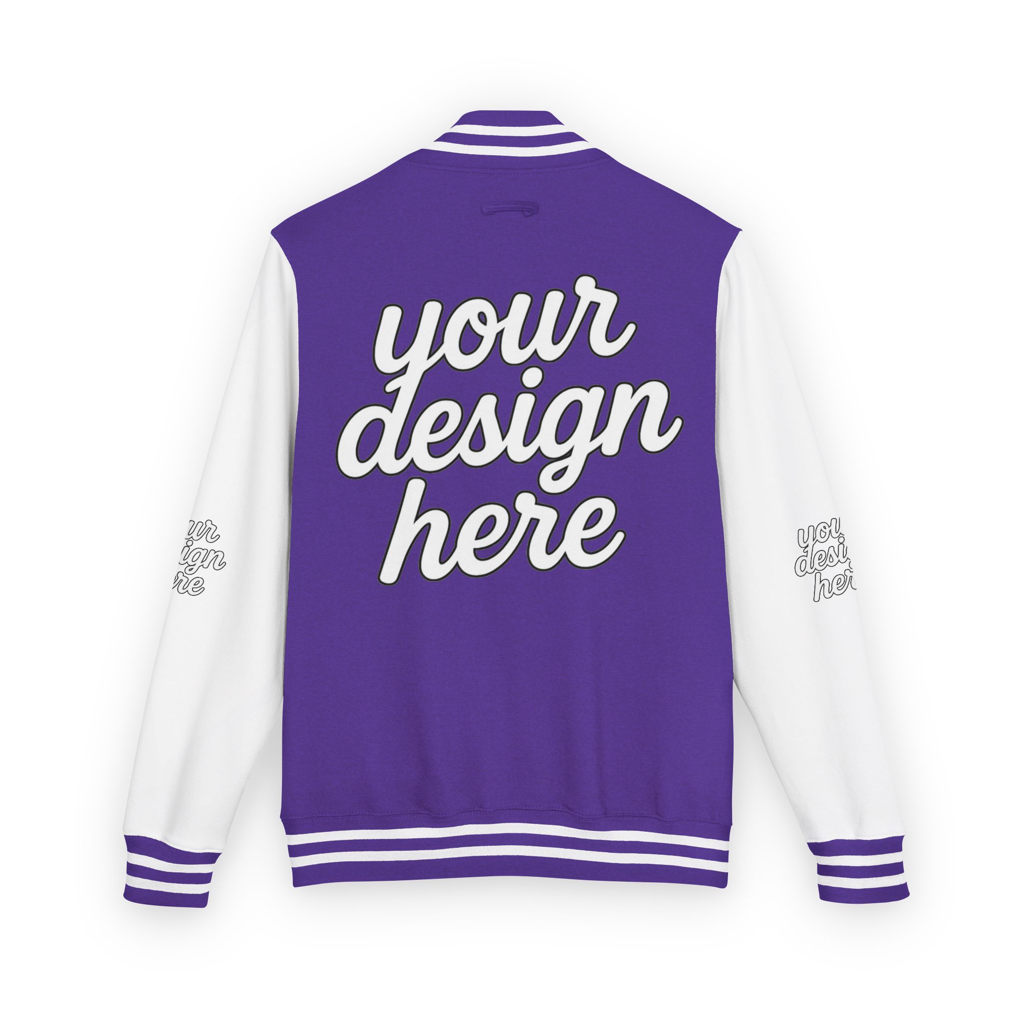 8307434571335771951_2048.jpeg Vintage-Style Unisex Heavyweight Letterman Jacket - Customize Your Design, Perfect for Sports Events, School Spirit, Gifts, Casual Wear