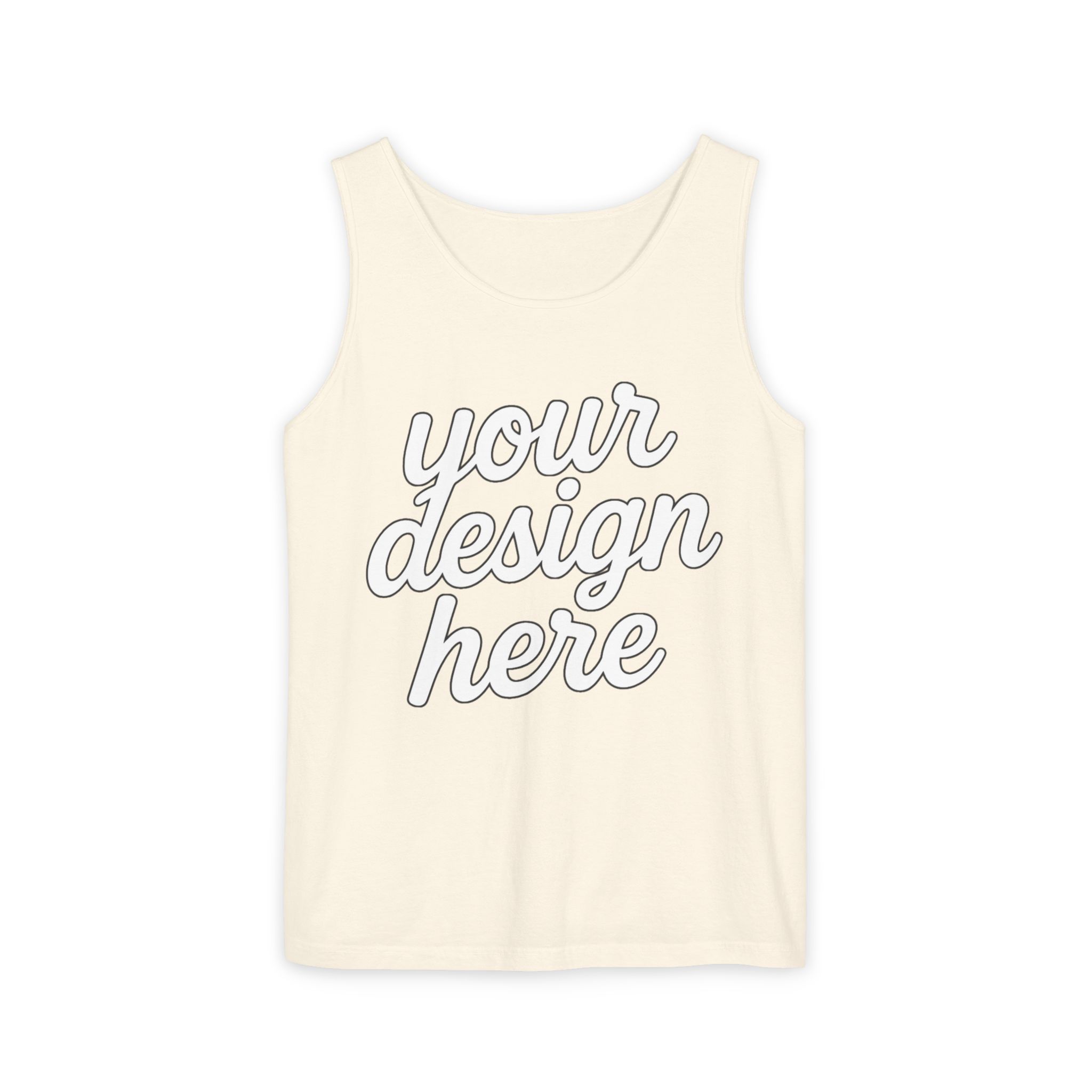 8334608790130242633_2048-1.jpeg Garment-Dyed Tank Top | Customizable Summer Essential, Unisex Apparel, Casual Wear, Gift for Him/Her, Event Merchandise