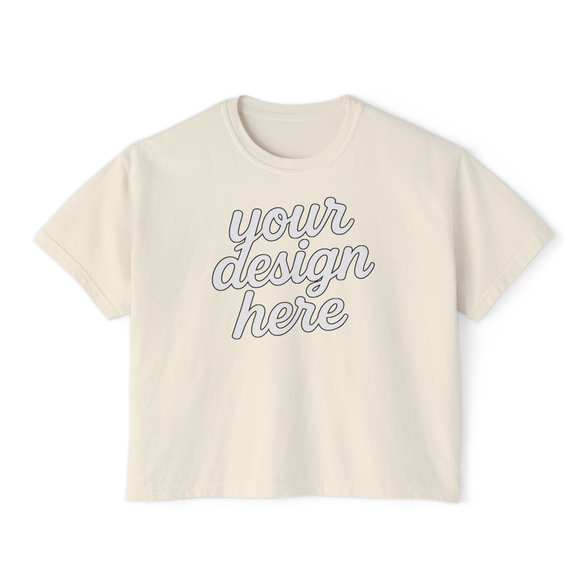 8471318346893381209_2048-1.jpeg Stylish Women's Boxy Tee, Trendy Casual Shirt for Everyday Wear, Perfect for Summer, Gift Idea for Women, Customizable Graphic Tee