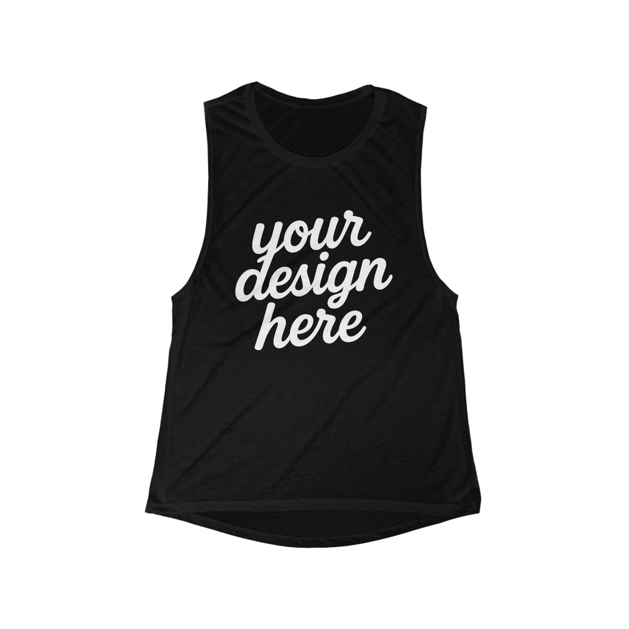 8908999034633654453_2048.jpeg Customizable Women's Flowy Muscle Tank | Casual Summer Top, Gift for Her, Workout Tee, Beach Wear, Personalized Apparel