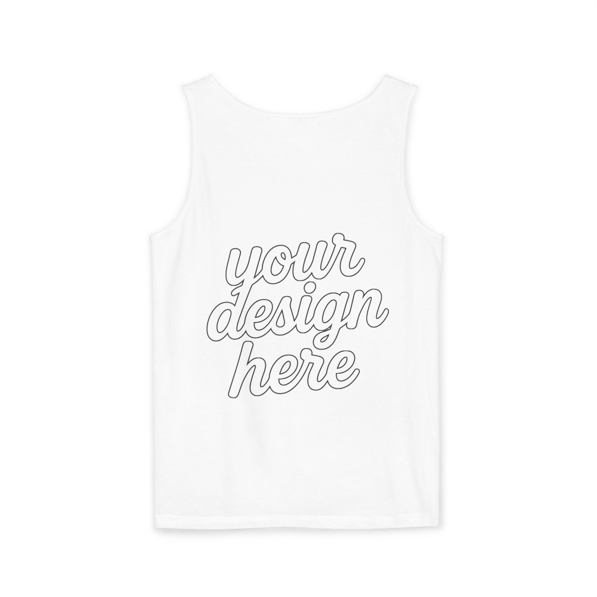 896362069719063674_2048-1.jpeg Garment-Dyed Tank Top | Customizable Summer Essential, Unisex Apparel, Casual Wear, Gift for Him/Her, Event Merchandise