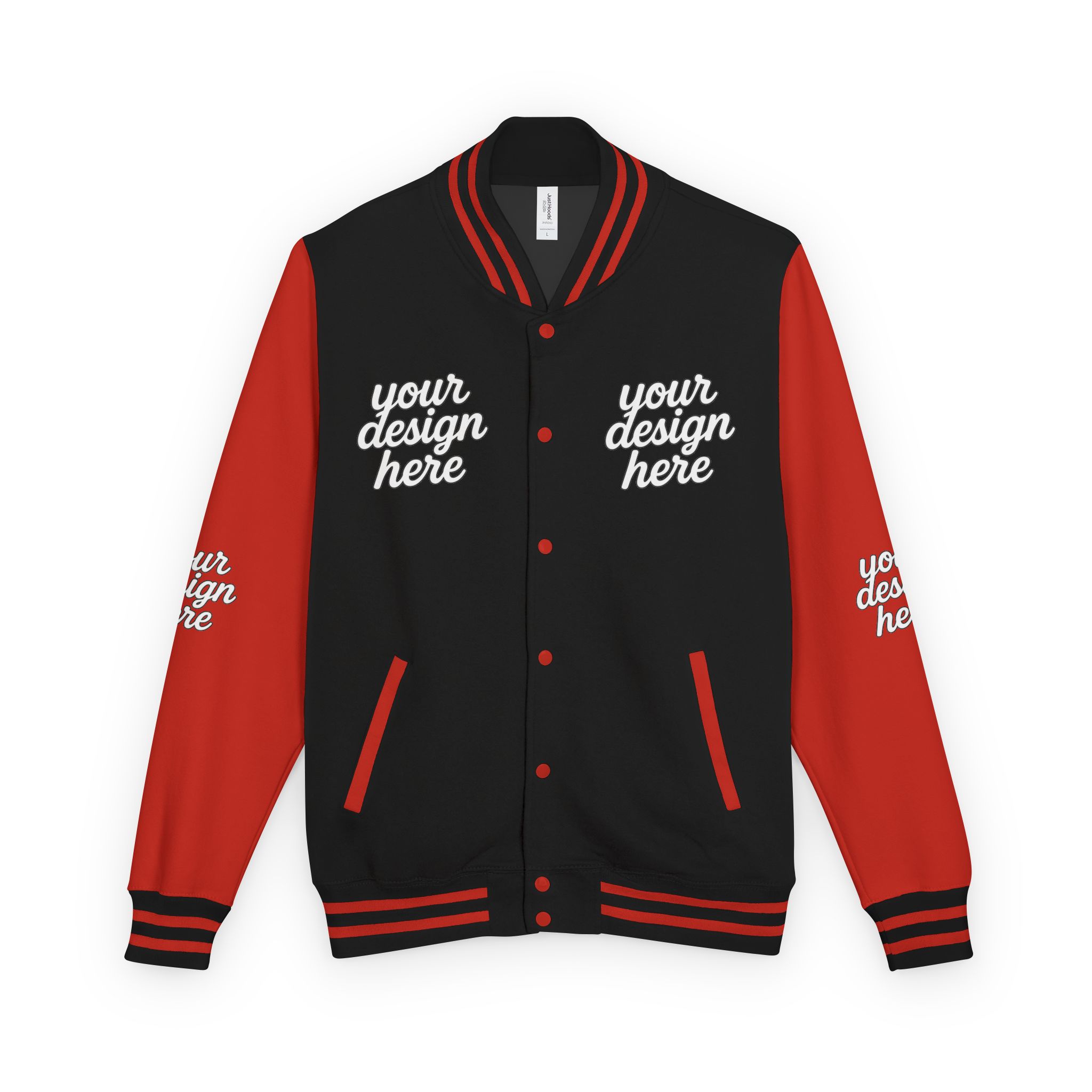 9022491139390076982_2048.jpeg Vintage-Style Unisex Heavyweight Letterman Jacket - Customize Your Design, Perfect for Sports Events, School Spirit, Gifts, Casual Wear