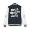 9484074057905257780_2048.jpeg Vintage-Style Unisex Heavyweight Letterman Jacket - Customize Your Design, Perfect for Sports Events, School Spirit, Gifts, Casual Wear