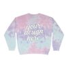 9505314253413578508_2048.jpeg Trendy Unisex Tie-Dye Sweatshirt, Cozy Fashion, Stylish Gift, Warm Layer, Perfect for Fall/Winter, Customizable Design