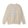 9589295130362500090_2048.jpeg Customizable Unisex Crewneck Sweatshirt, Cozy Layer, Gift for Him or Her, Personalized Apparel, Perfect for Every Occasion