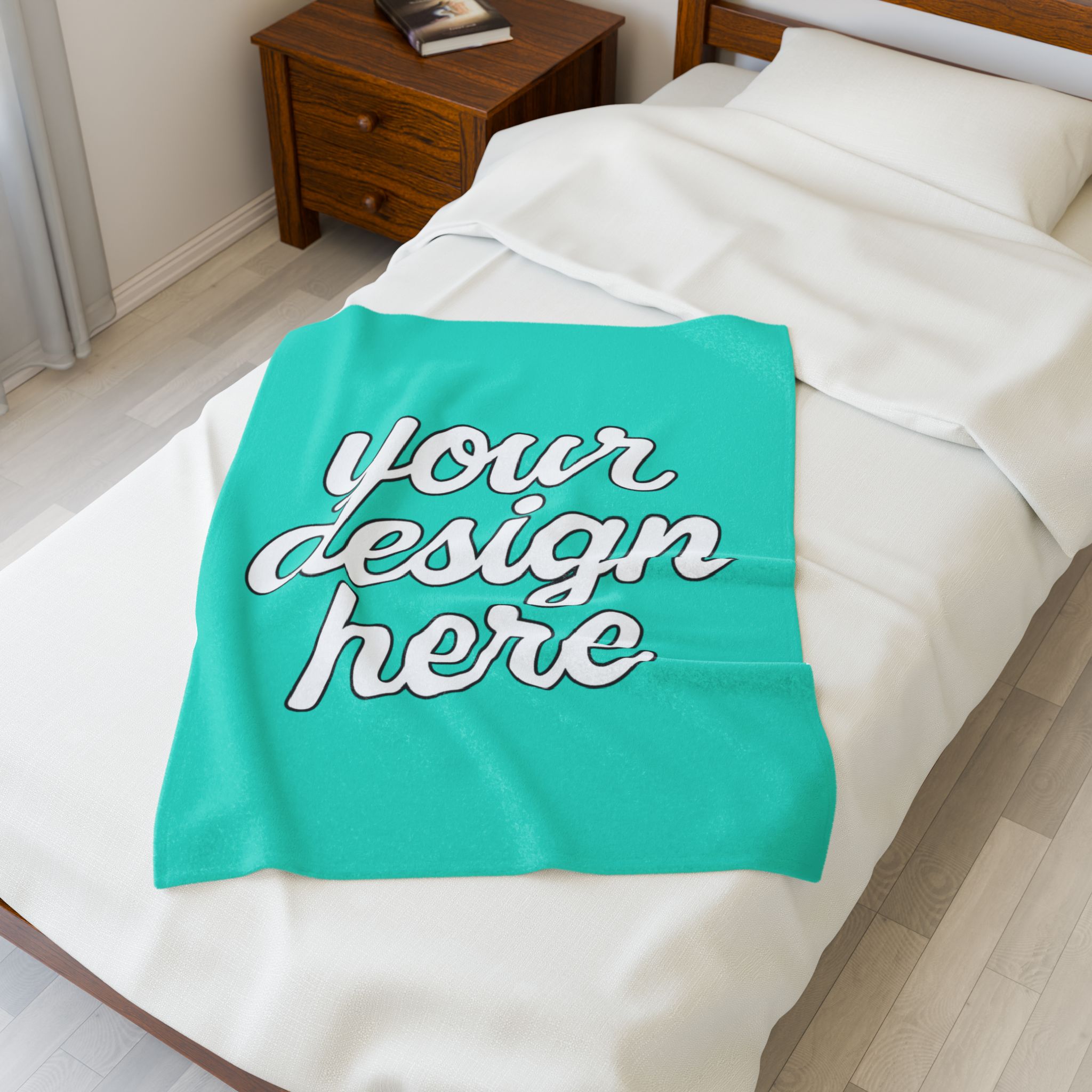 9933512811660426859_2048.jpeg Cozy Customizable Velveteen Blanket, Soft Home Decor, Personalized Gifts, Christmas Throw, Warm Snuggle Blanket