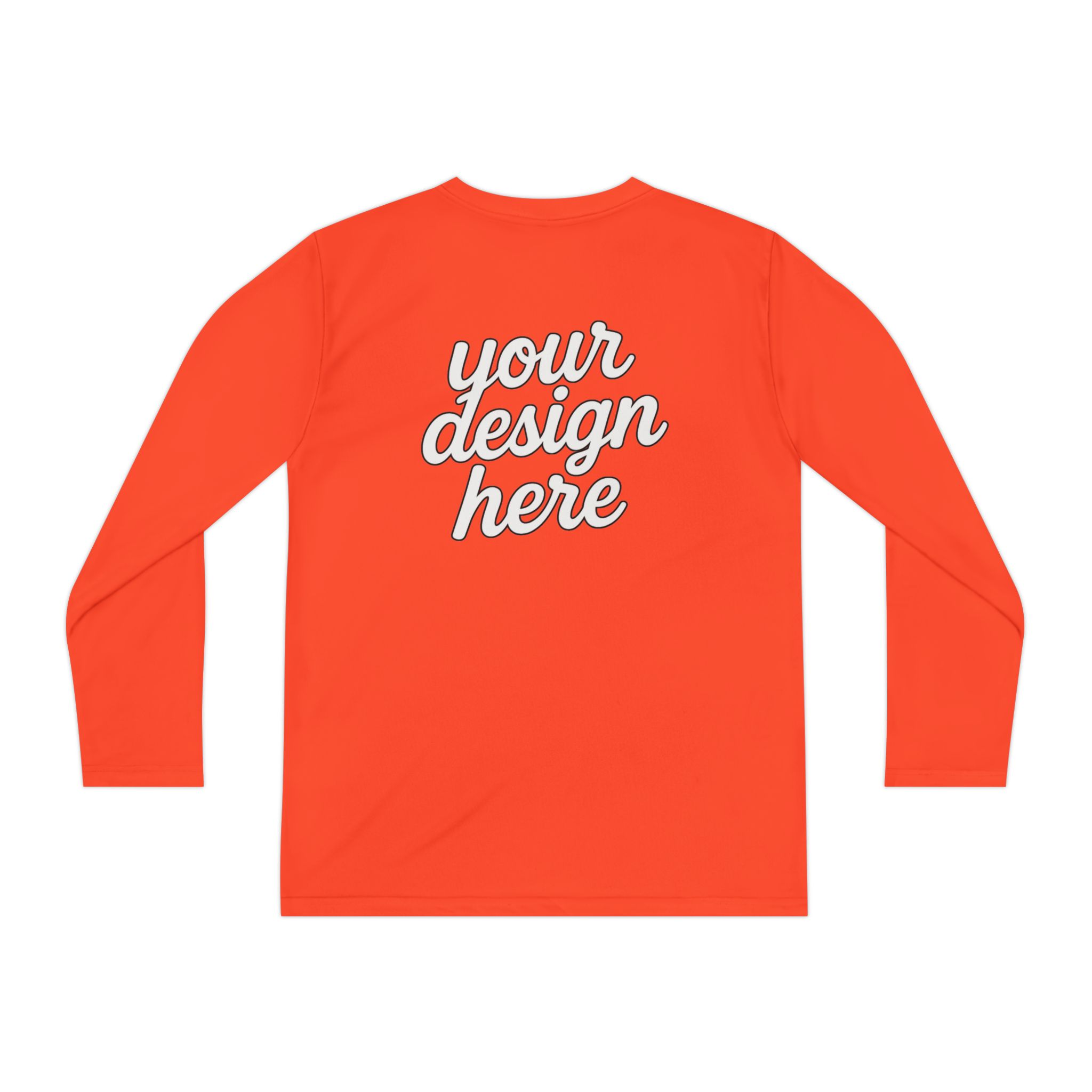 10015552820758978299_2048.webp Custom Youth Long Sleeve Tee for Active Kids, Personalized Athletic Shirt, Ideal for Sports, Birthdays, Gifts, Family Events