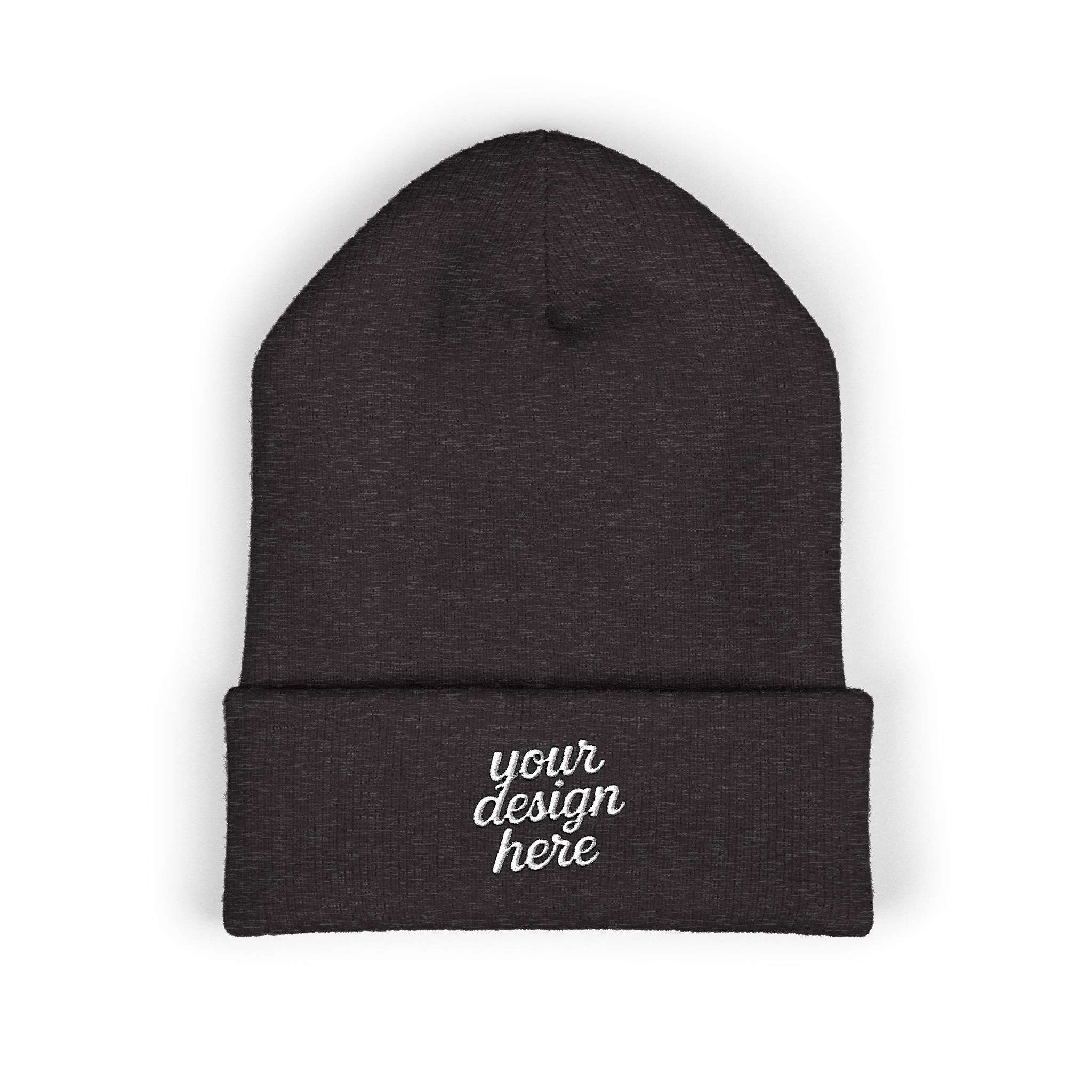 10062488513222524755_2048.jpeg Embroidered Classic Cuffed Beanie for Cozy Winter Days, Fashion Accessories, Gifts for Him/Her, Outdoor Activities, Casual Style
