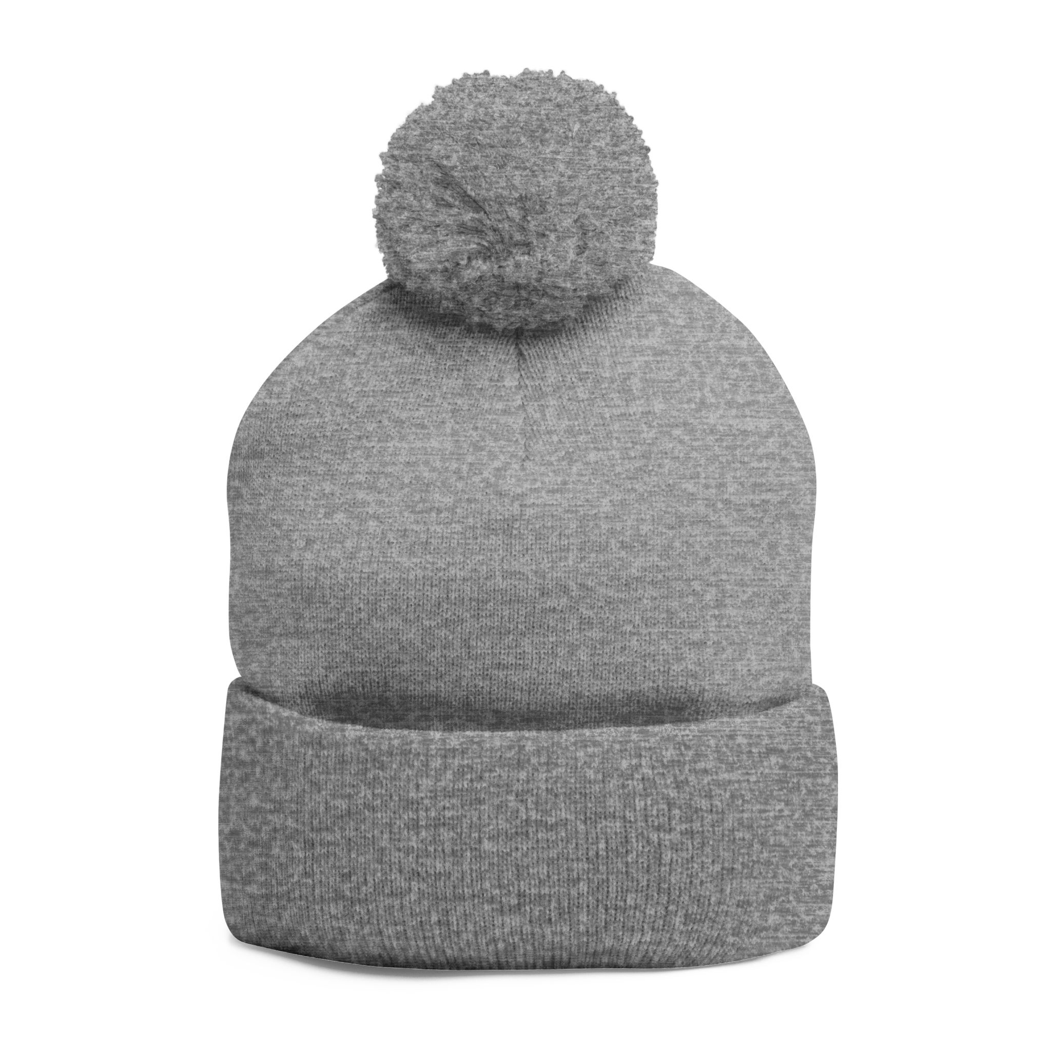 10092961730526063824_2048.webp Cozy Pom-Pom Knit Cap - Custom Embroidered Beanie, Winter Fashion Accessory, Gift for Him/Her, Winter Hat, Casual Headwear