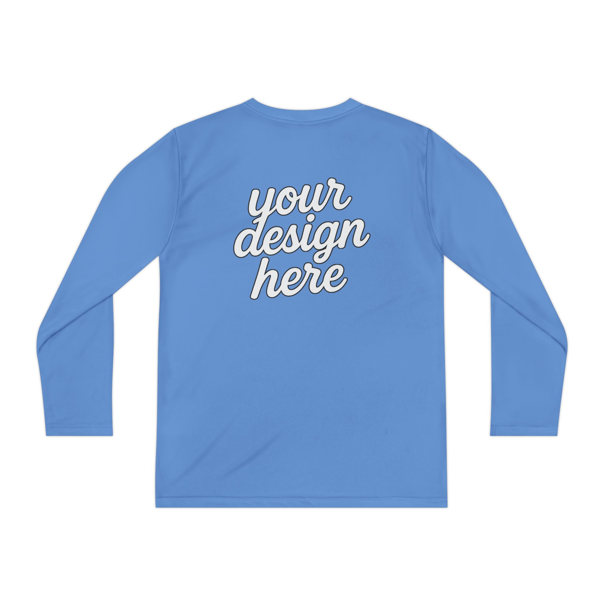 10122360692525572804_2048.webp Custom Youth Long Sleeve Tee for Active Kids, Personalized Athletic Shirt, Ideal for Sports, Birthdays, Gifts, Family Events