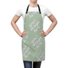 10152671994486808873_2048.webp Chef Apron with Unique One-Sided Print - Ideal for Cooking and Baking Enthusiasts