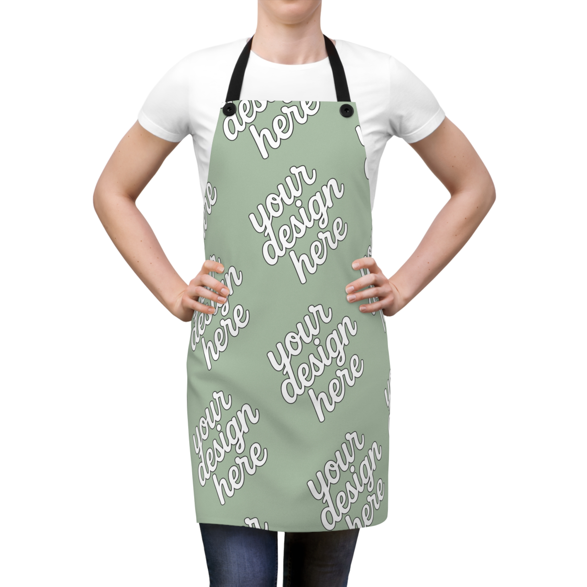 10152671994486808873_2048.webp Chef Apron with Unique One-Sided Print - Ideal for Cooking and Baking Enthusiasts