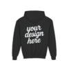 10166628173225687282_2048.webp Youth Customizable Hooded Sweatshirt - Perfect for Gifts, Birthday, School Events, Sports Teams, Casual Wear