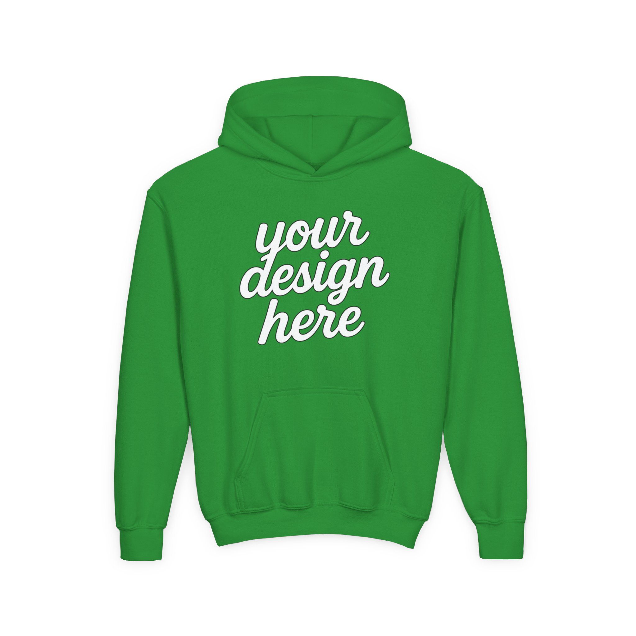 10182720828482150568_2048.webp Youth Customizable Hooded Sweatshirt - Perfect for Gifts, Birthday, School Events, Sports Teams, Casual Wear