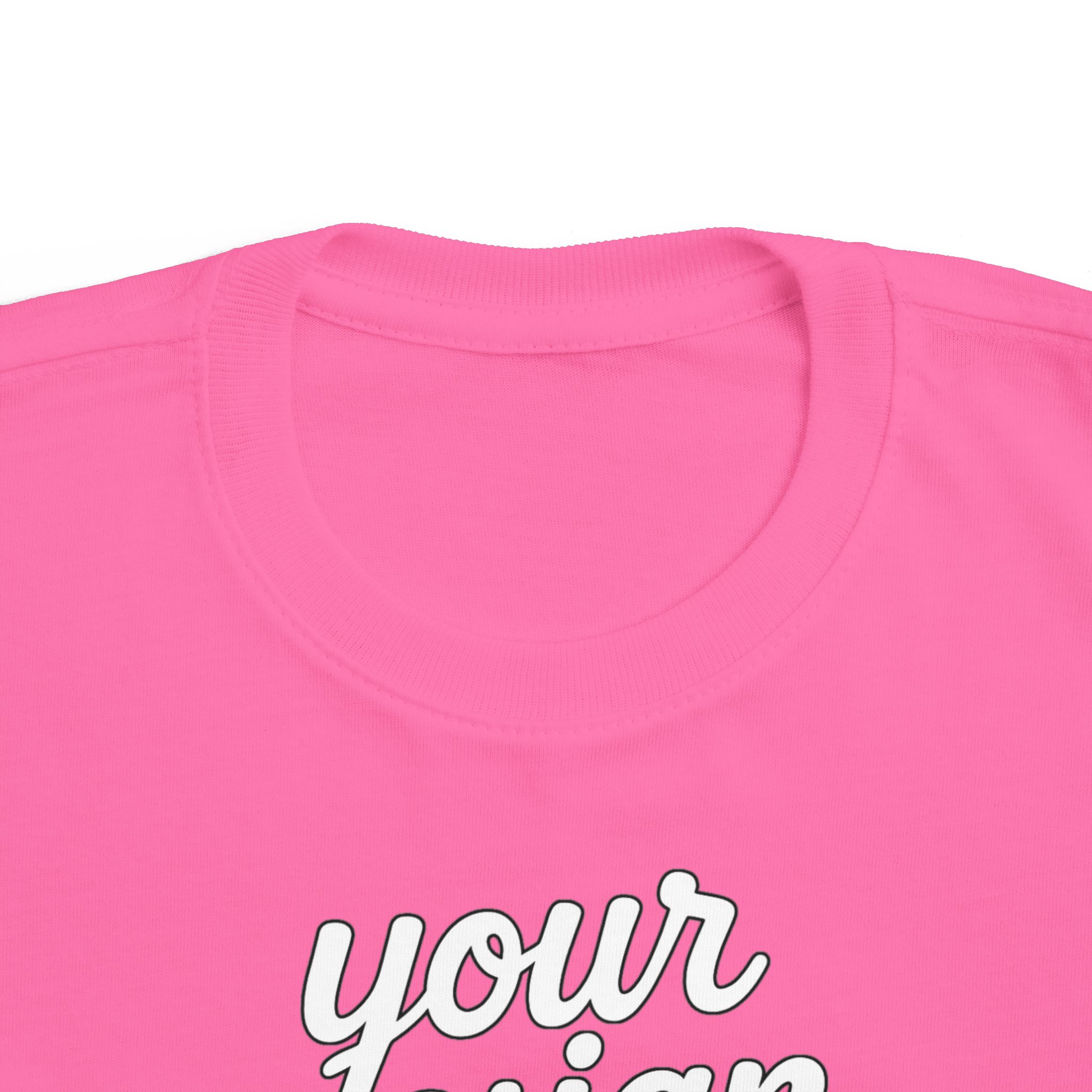 Toddler's Customizable Fine Jersey Tee - Cute Kids Shirt, Birthday Gift, Everyday Wear, Personalized Gift, Playdate Outfit