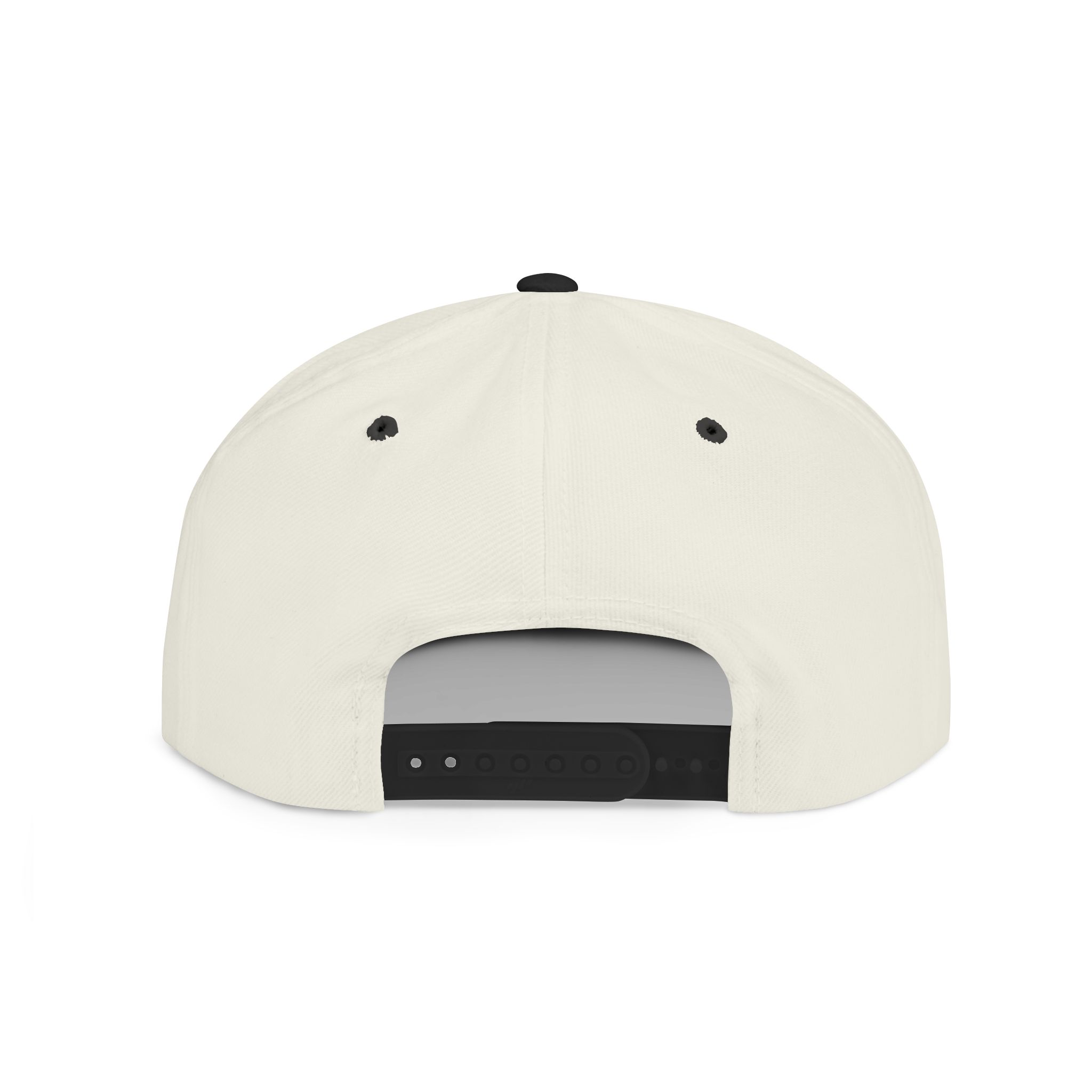 Snapback Hat - Stylish Flat Bill Cap for Adults with Classic Green Undervisor and Adjustable Closure