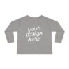 10437685654701096210_2048.jpeg Customizable Toddler Long Sleeve Tee, Kids Fashion, Personalized Gift, Birthday Outfit, Playtime Wear, Baby Shower