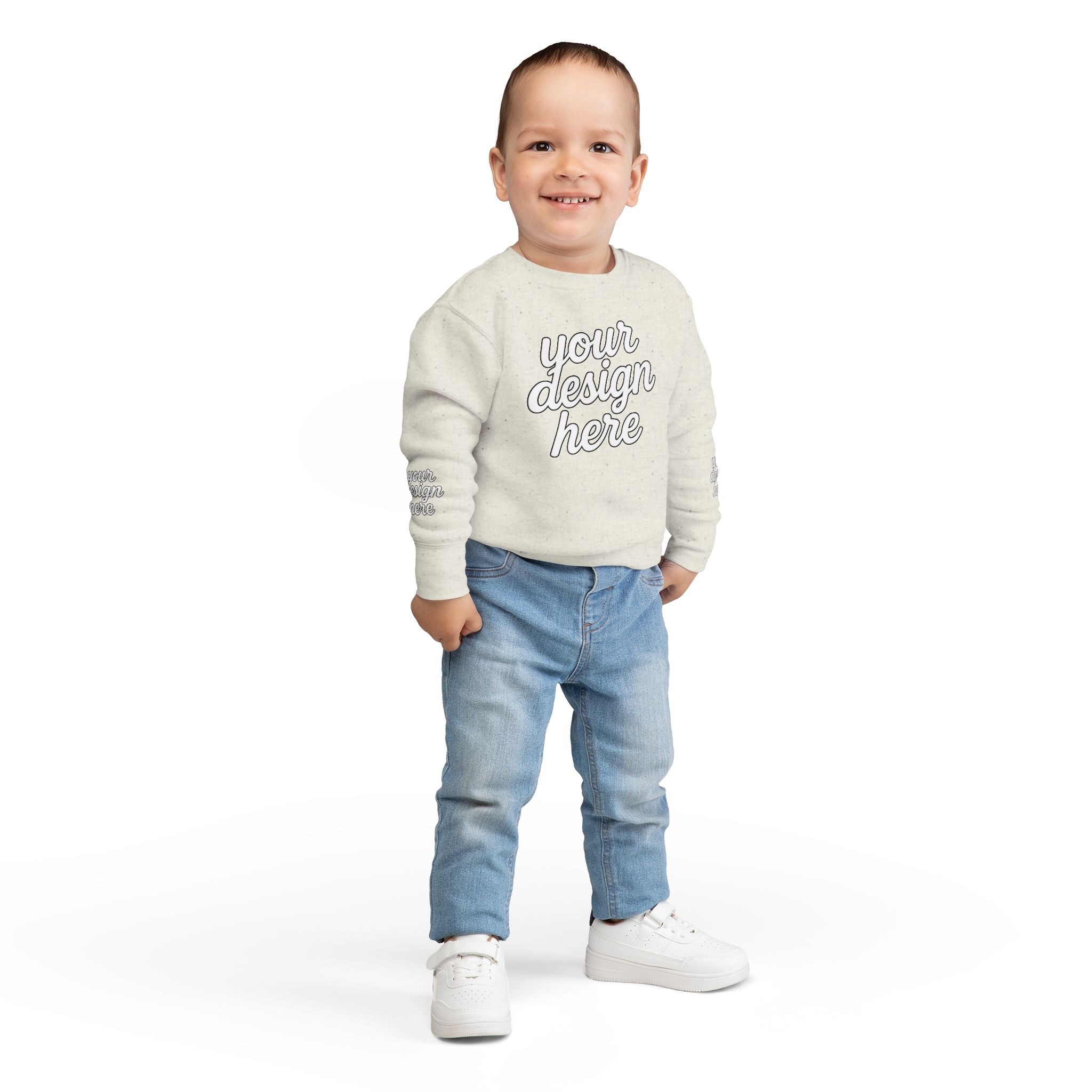 10621945321279451181_2048.jpeg Personalized Toddler Sweatshirt with Custom Design, Cute Kids Clothing, Birthday Gift, Baby Shower Present, Everyday Wear
