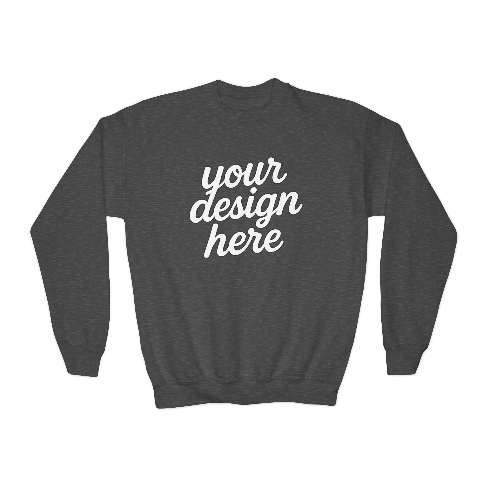 1067964390588379185_2048.jpeg Youth Crewneck Sweatshirt, Cozy Kids Fashion, Personalized Gift, Customizable Sweatshirt, Perfect for School, Casual Wear, Birthdays