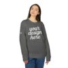 10684907479582259826_2048.jpeg Adidas Personalized Unisex Fleece Crewneck Sweatshirt, Cozy Gift, Custom Apparel, Fashion Layering, Winter Wardrobe Essential