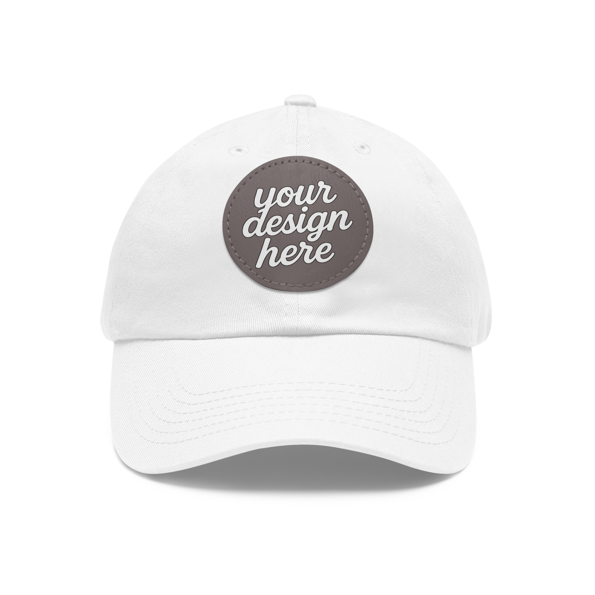 10906855905080444407_2048.webp Dad Hat with Custom Leather Patch, Personalized Gift for Dad, Casual Summer Hat, Adjustable Cap, Father's Day Gift, Gift for Him