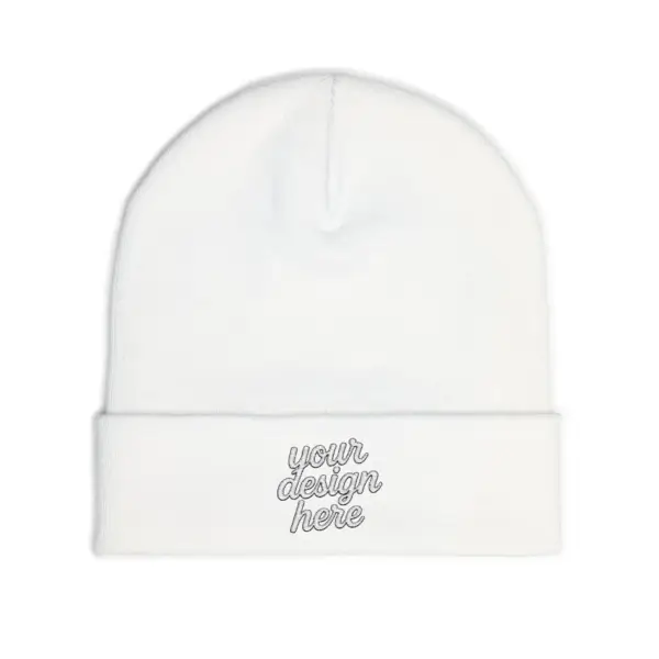 Custom Embroidered Knit Beanie, Winter Beanie Hat, Personalized Gift, Cozy Hat, Stylish Headwear for Cold Weather