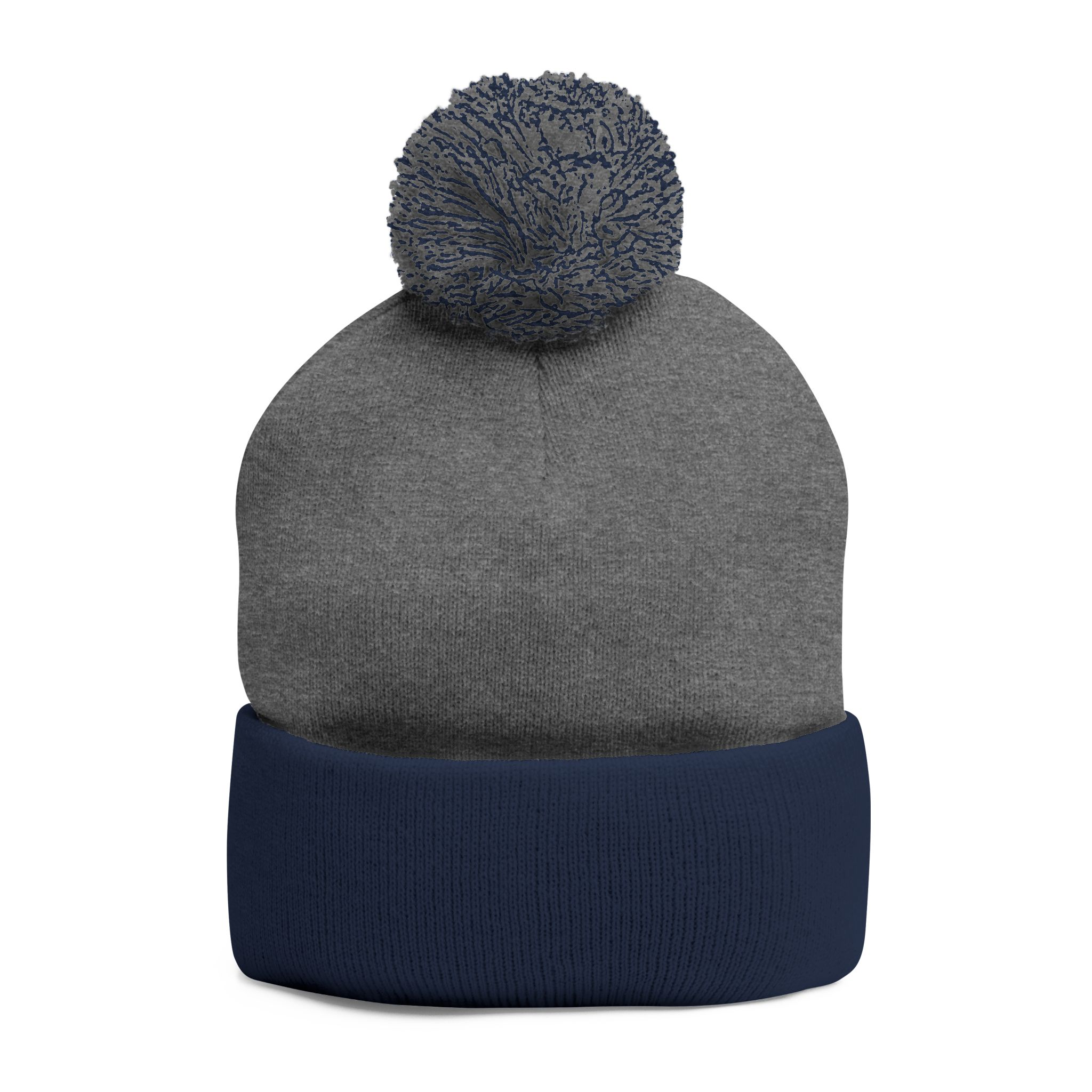 10952669842475414229_2048.webp Cozy Pom-Pom Knit Cap - Custom Embroidered Beanie, Winter Fashion Accessory, Gift for Him/Her, Winter Hat, Casual Headwear