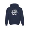 Customizable Youth Hoodie with Stylish Text Design, Personalized Gift, Trendy Streetwear, Perfect for Birthdays, Festive Celebrations, [...]