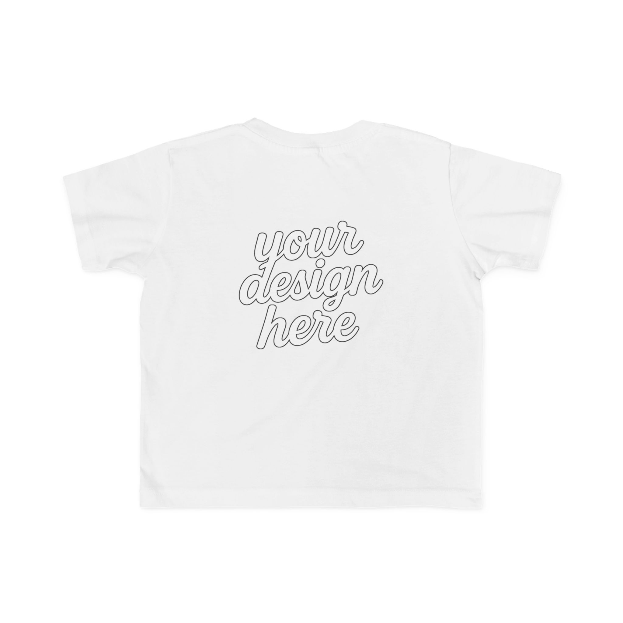 Toddler's Customizable Fine Jersey Tee - Cute Kids Shirt, Birthday Gift, Everyday Wear, Personalized Gift, Playdate Outfit