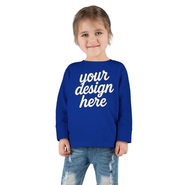 Customizable Toddler Long Sleeve Tee, Kids Fashion, Personalized Gift, Birthday Outfit, Playtime Wear, Baby Shower