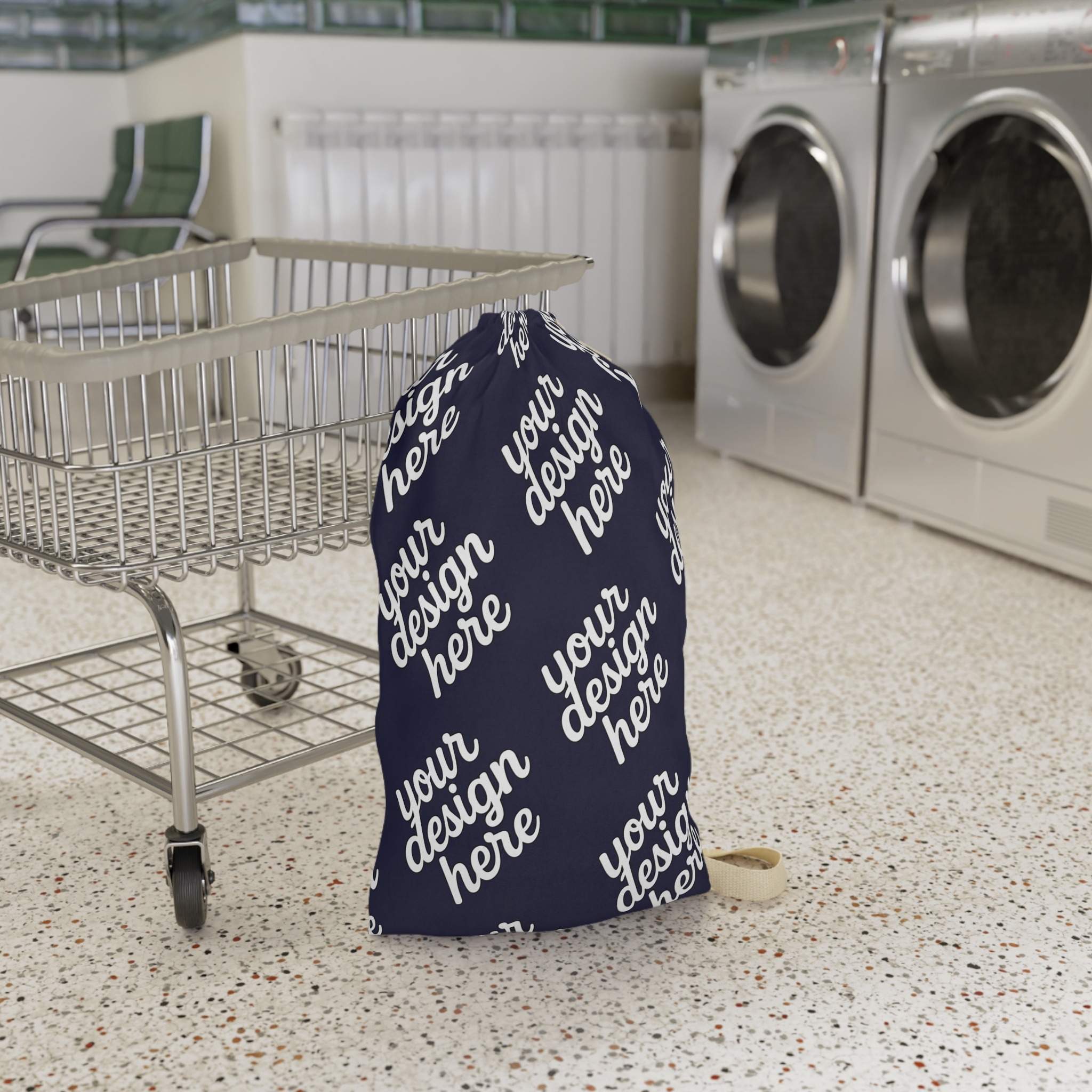 Stylish Laundry Bag with Customizable Design