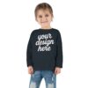 11419848210642568351_2048.jpeg Customizable Toddler Long Sleeve Tee, Kids Fashion, Personalized Gift, Birthday Outfit, Playtime Wear, Baby Shower