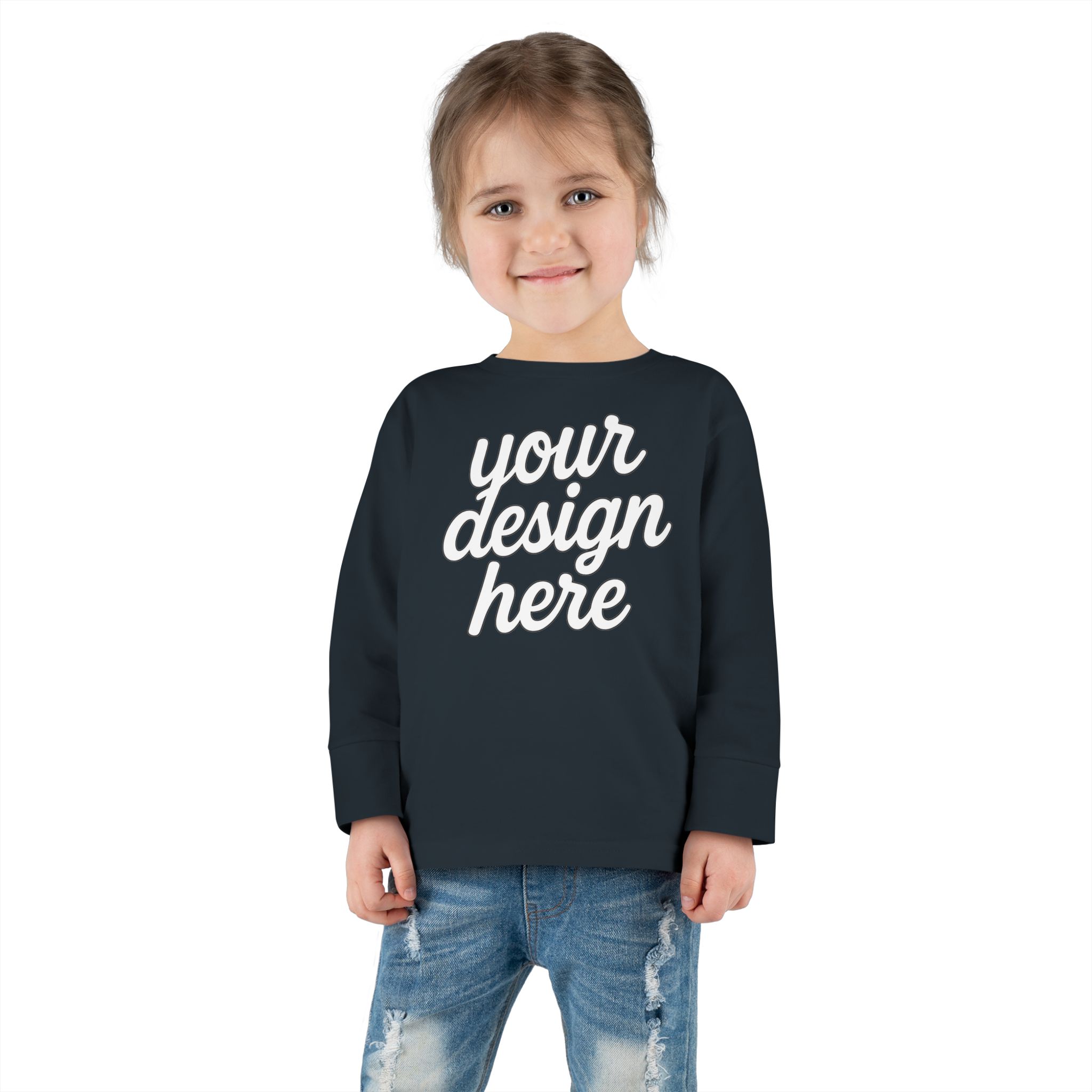 11419848210642568351_2048.jpeg Customizable Toddler Long Sleeve Tee, Kids Fashion, Personalized Gift, Birthday Outfit, Playtime Wear, Baby Shower