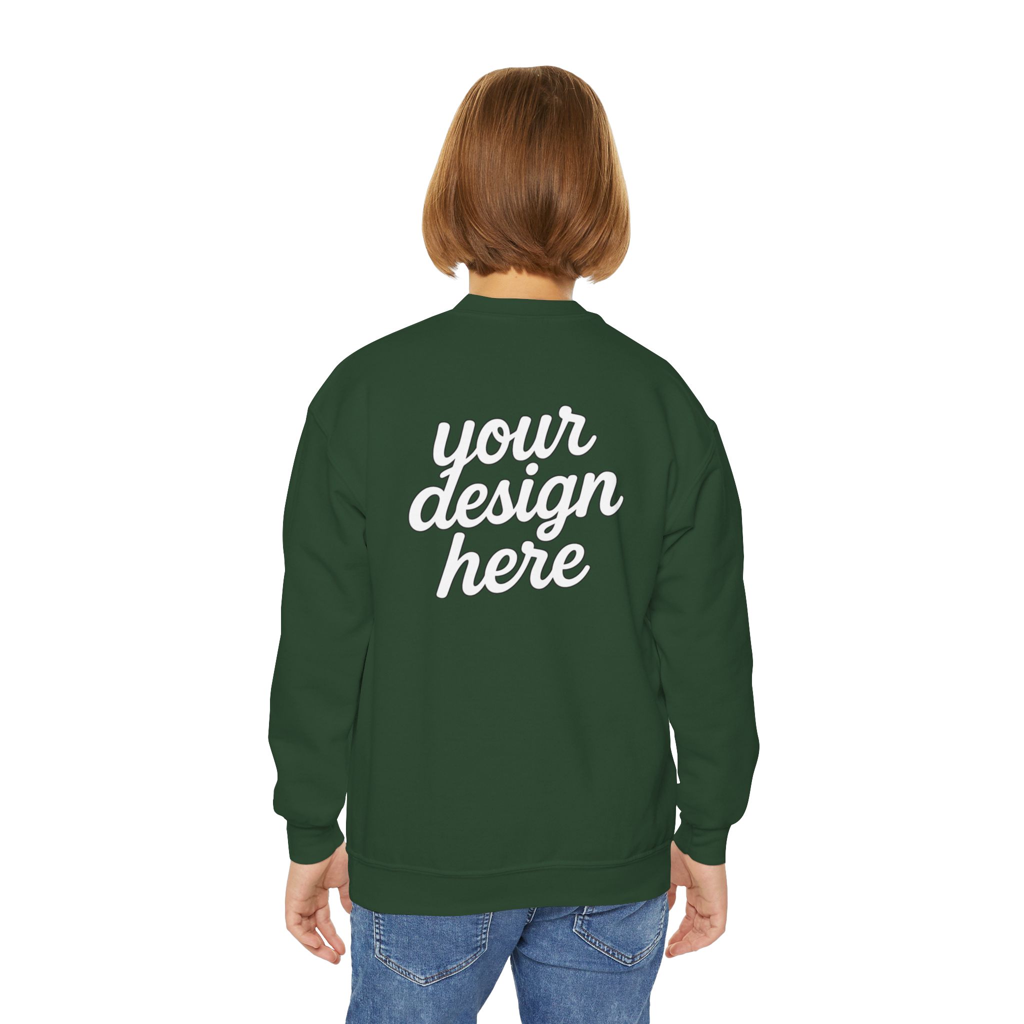 11625543207176735624_2048.jpeg Youth Crewneck Sweatshirt, Cozy Kids Fashion, Personalized Gift, Customizable Sweatshirt, Perfect for School, Casual Wear, Birthdays