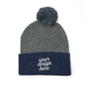 11711002817036207126_2048.webp Cozy Pom-Pom Knit Cap - Custom Embroidered Beanie, Winter Fashion Accessory, Gift for Him/Her, Winter Hat, Casual Headwear