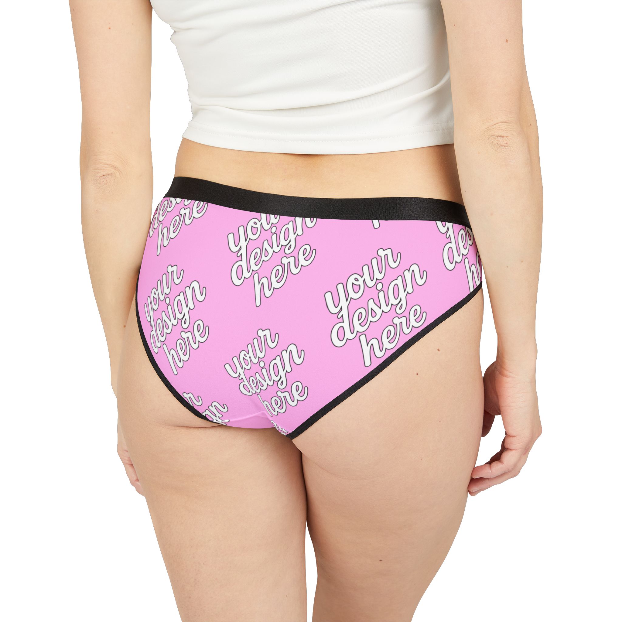 11786223492973062059_2048.jpeg Personalized Women's Underwear - Custom Print Panties, Cute Lingerie, Gift for Her, Bridal Shower, Valentine's Day