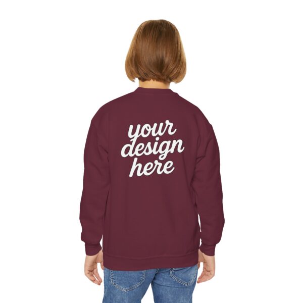 Youth Crewneck Sweatshirt, Cozy Kids Fashion, Personalized Gift, Customizable Sweatshirt, Perfect for School, Casual Wear, Birthdays