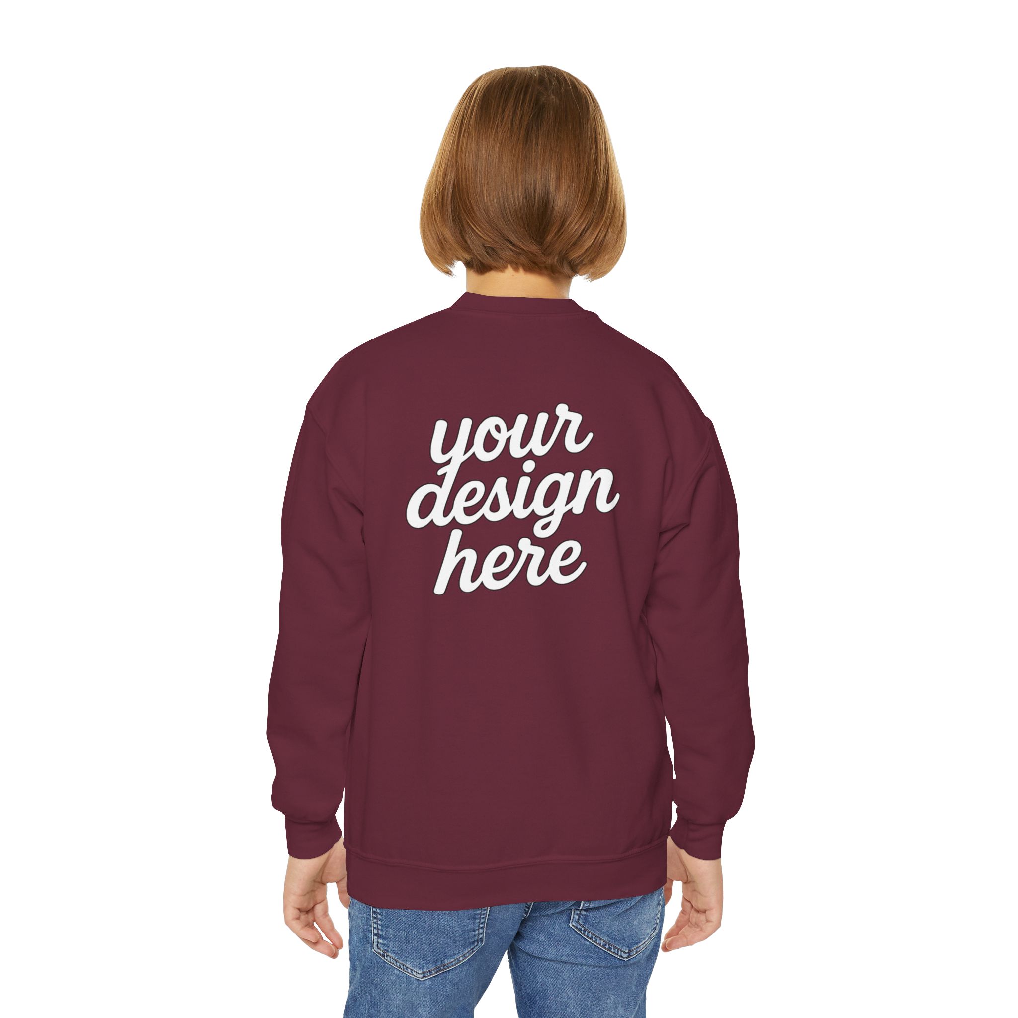11790402567552256948_2048.jpeg Youth Crewneck Sweatshirt, Cozy Kids Fashion, Personalized Gift, Customizable Sweatshirt, Perfect for School, Casual Wear, Birthdays
