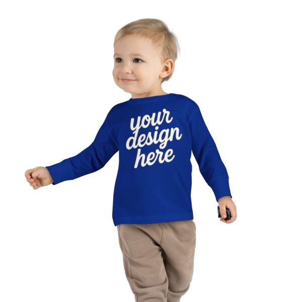 Customizable Toddler Long Sleeve Tee, Kids Fashion, Personalized Gift, Birthday Outfit, Playtime Wear, Baby Shower